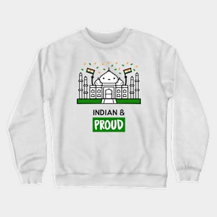 India taj mahal Crewneck Sweatshirt